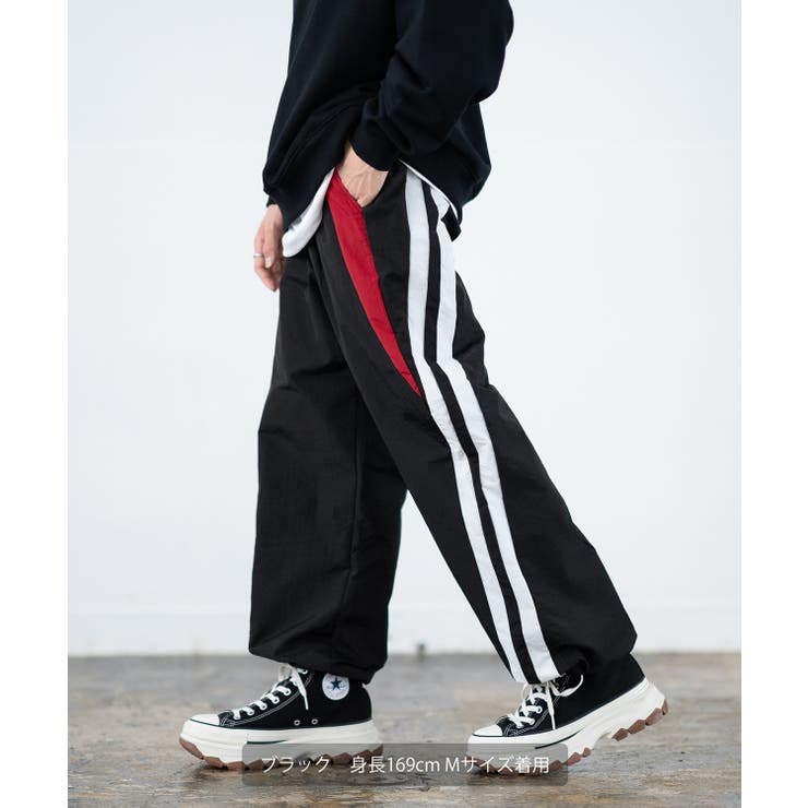 YES GOOD MARKET x SUMARI ナイロン パンツ 新品】YES GOOD MARKET x SUMARI ナイロン パンツ