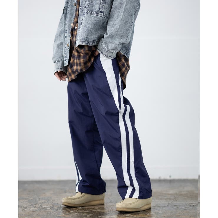ナイロンパンツ メンズ ラインパンツ [品番：IP000006779]｜improves（インプローブス）のメンズファッション通販｜SHOPLIST（ショップリスト）