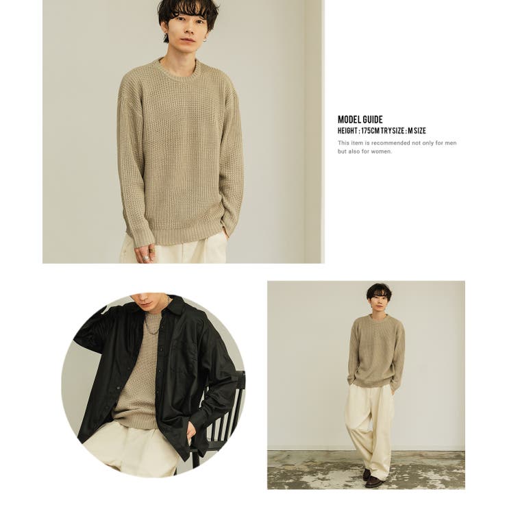 Amazon | [Zhongle] メンズカシミヤジッパーベーシックセーター