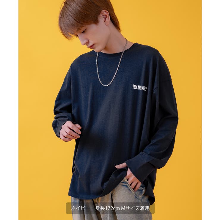 長袖Tシャツ メンズ TOM&JERRY