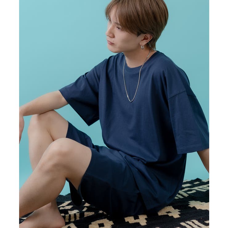 ネイビー | セットアップ Tシャツ メンズ | improves