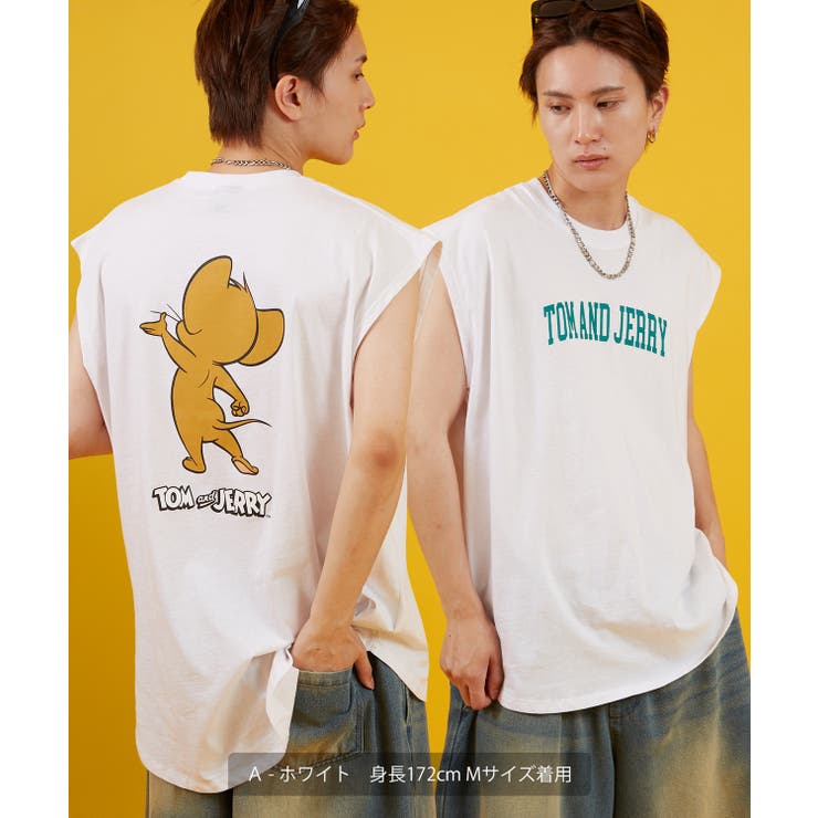 ノースリーブTシャツ メンズ TOM&JERRY | improves | 詳細画像5 
