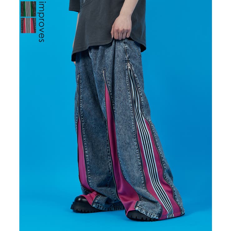 デニムパンツ メンズ ウォッシュド | improves | 詳細画像1 