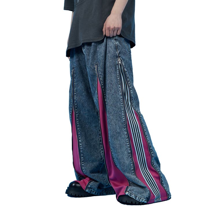 ブルー | デニムパンツ メンズ ウォッシュド | improves