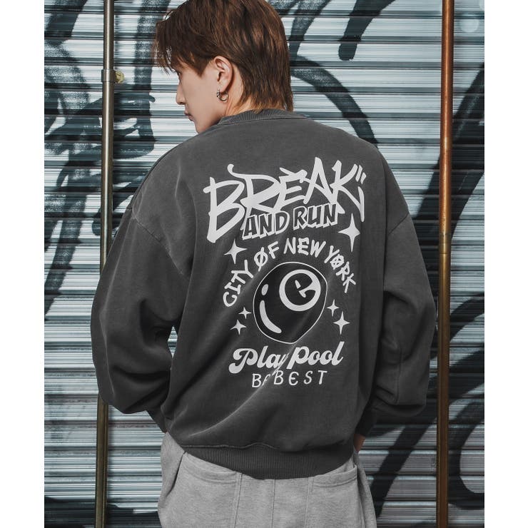 ピグメントブラック | トレーナー メンズ CVC | improves