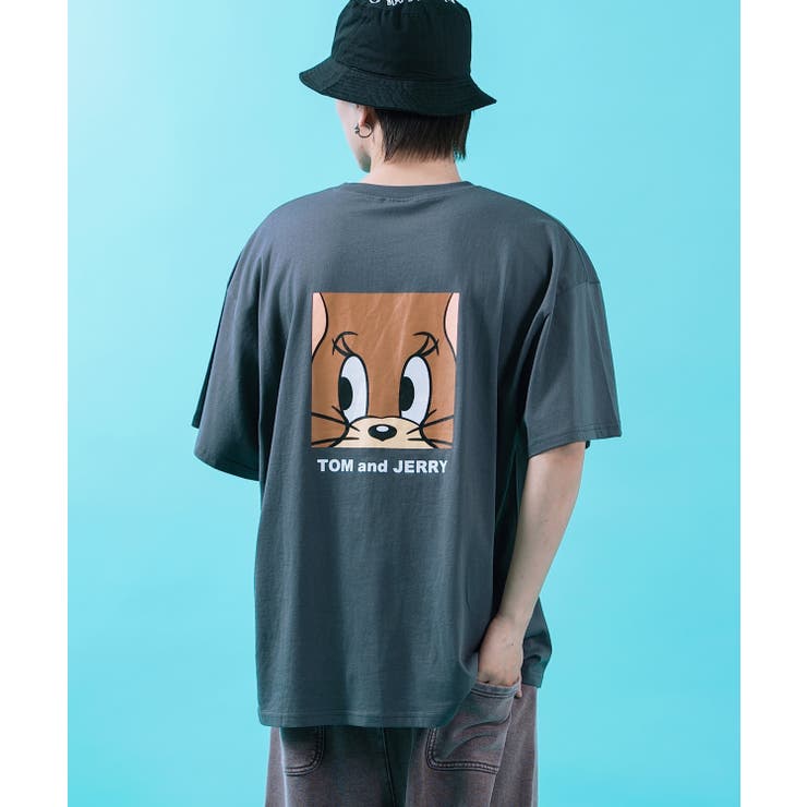 Ａ-チャコール | 半袖Tシャツ メンズ TOM&JERRY | improves