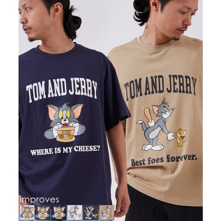 半袖Tシャツ メンズ TOM&JERRY | improves | 詳細画像1 