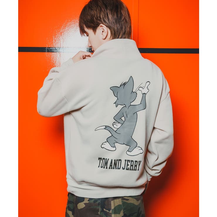 グレージュ | トレーナー メンズ TOM&JERRY | improves