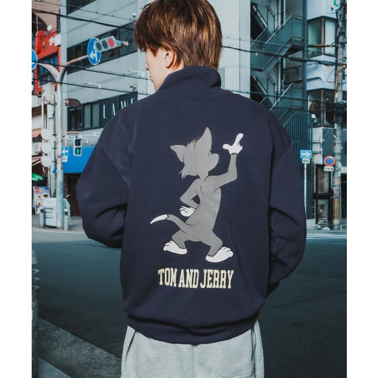 ネイビー | トレーナー メンズ TOM&JERRY | improves