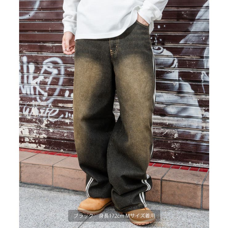 デニムパンツ メンズ サイドライン | improves | 詳細画像2 