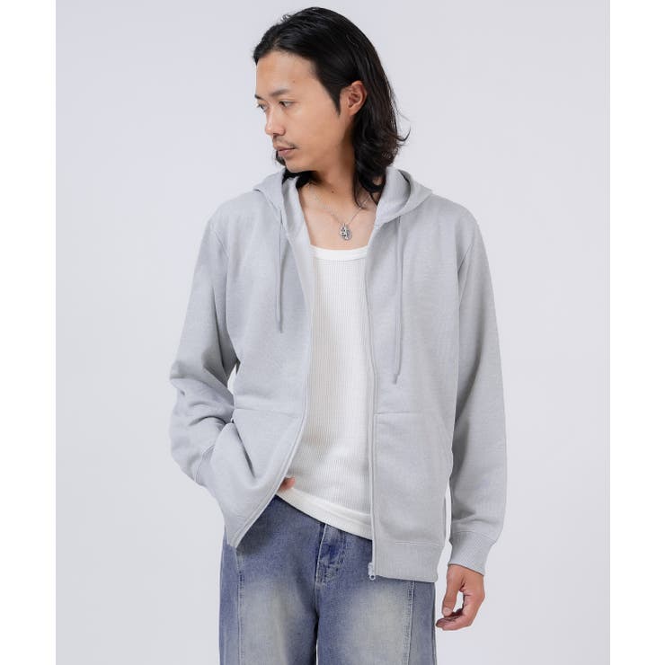 杢グレー | パーカー メンズ スウェット | improves