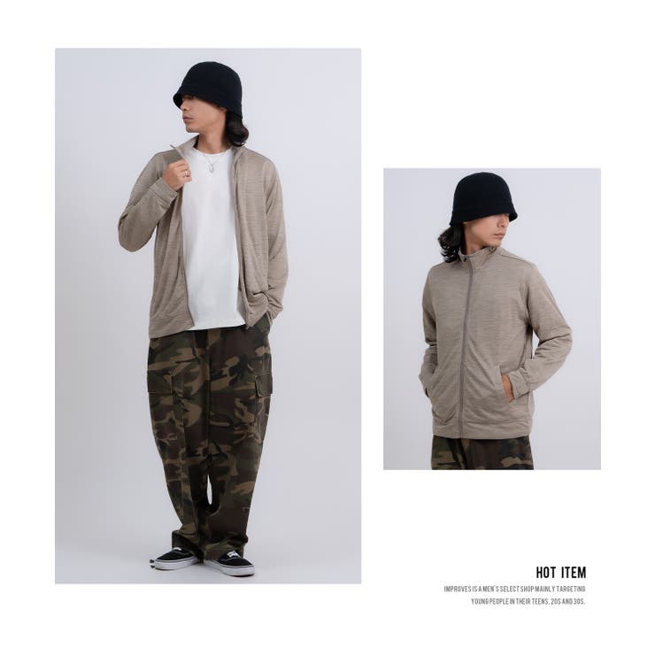 トラックジャケット ジャージ メンズ | improves | 詳細画像9 