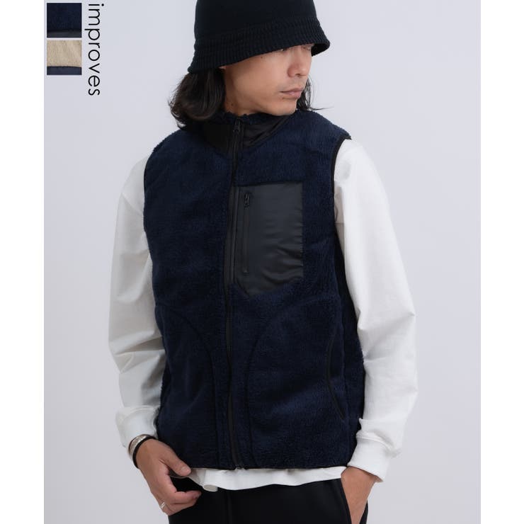 ベスト メンズ スタンドカラー | improves | 詳細画像1 