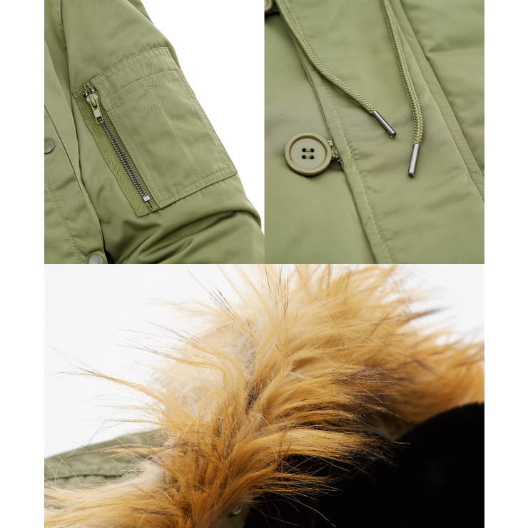 ミリタリージャケット メンズ N | improves | 詳細画像14 