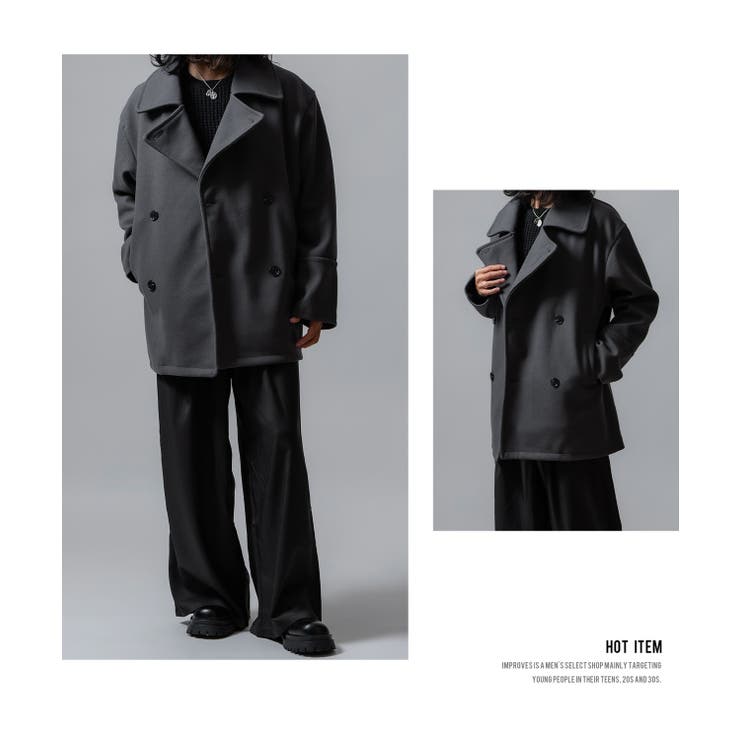コート メンズ ウールライク | improves | 詳細画像16 