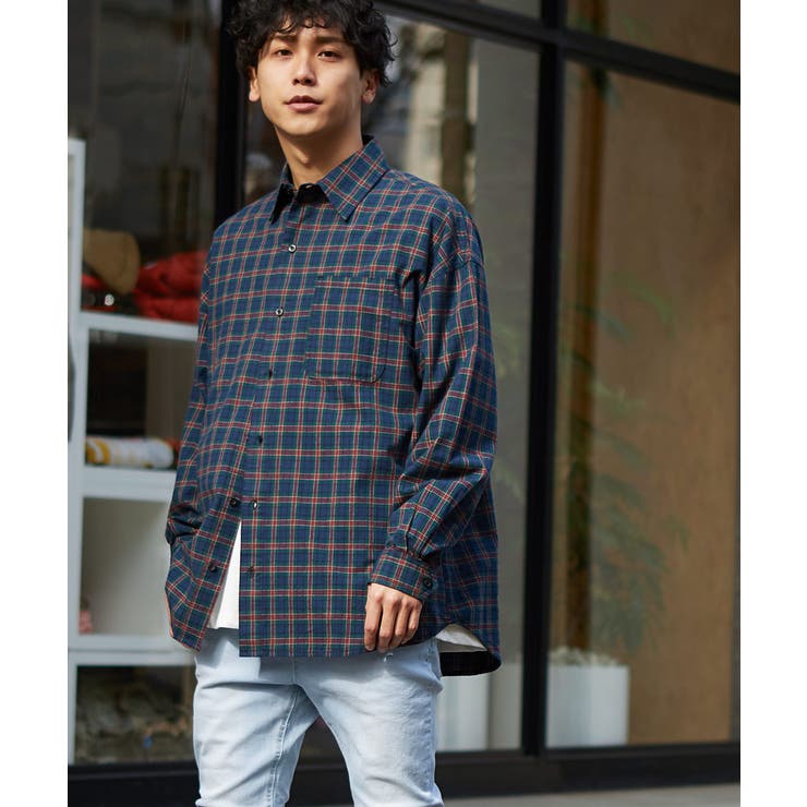 STOOGE&CO シャツ　チェックシャツ メンズ　レディース[ XL ]