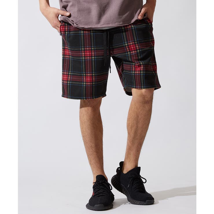 JUNYA WATANABE タータンチェックフリル ドッキング ショートパンツ COMME des GARCONS JUNYA WATANABE(コムデギャルソンジュンヤ
