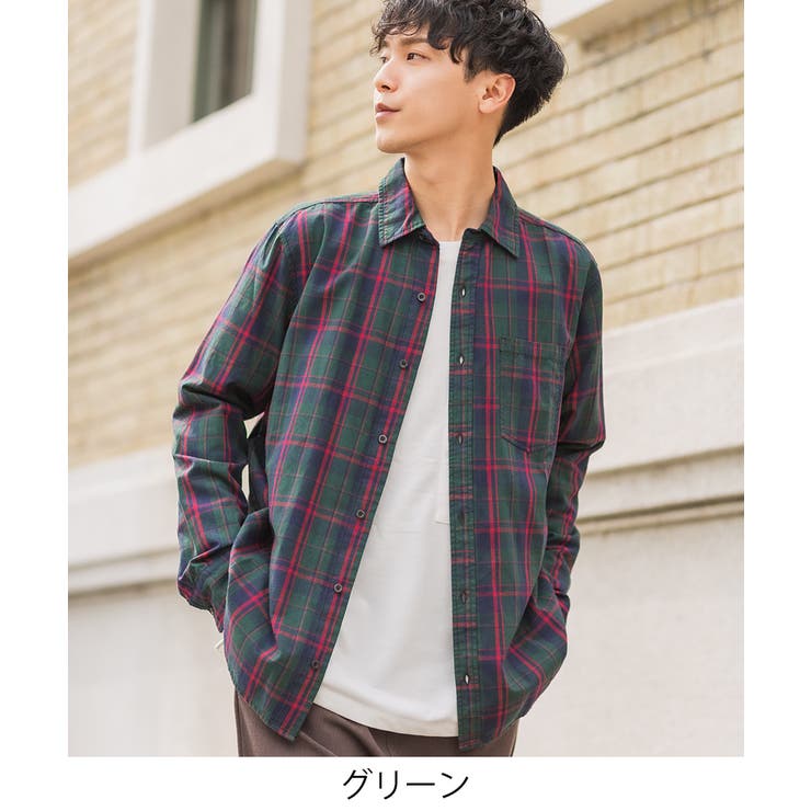 チェックシャツ メンズ 韓国 品番 Ip Improves インプローブス のメンズ ファッション通販 Shoplist ショップリスト