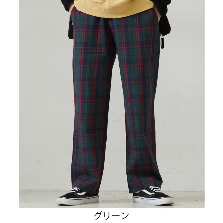 チェックパンツ メンズ ワイドパンツ 品番 Ip Improves インプローブス のメンズ ファッション通販 Shoplist ショップリスト