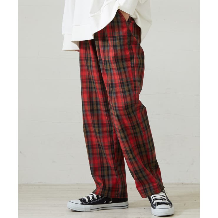 チェックパンツ メンズ ワイドパンツ 品番 Ip Improves インプローブス のメンズ ファッション通販 Shoplist ショップリスト