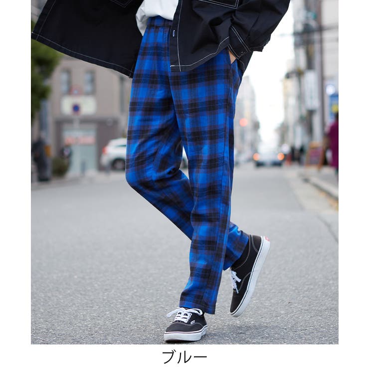 チェックパンツ メンズ チェック