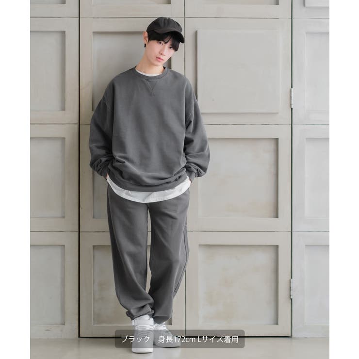 セット売り‼️新品❗️BIGニット  裏起毛ポケット付きビッグスウェット notch.（ノッチ）の「【 notch. by KR 】裏起毛ビッグスウェット