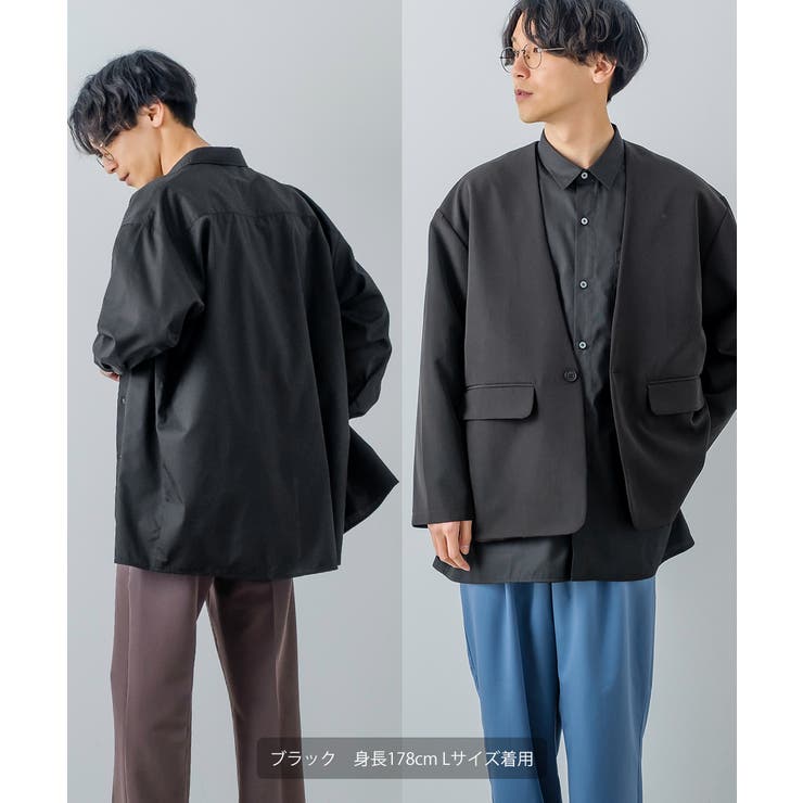 ルーズフィット レギュラーシャツ メンズ[品番：IP000005565