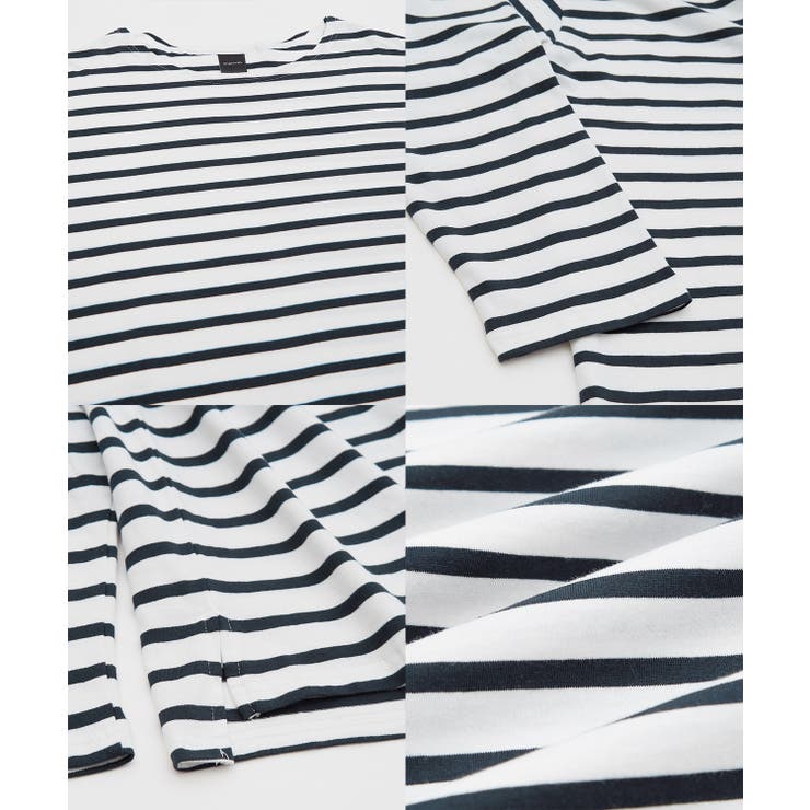 長袖Tシャツ メンズ ボートネック[品番：IP000005985]｜improves（イン