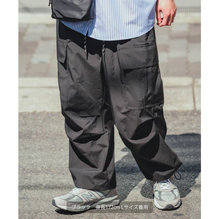 no boundaries カーゴパンツ テック テックイージーワイドカーゴPT – NO ID.