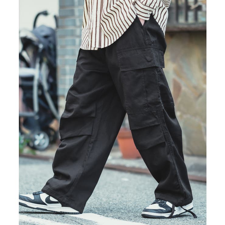 カーゴパンツ メンズ  極太[品番：IP000006216]｜improves（インプローブス）のメンズファッション通販｜SHOPLIST（ショップリスト）