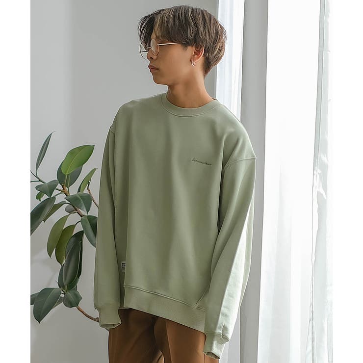 モスグリーン | トレーナー ユニセックス SIDEWAY | improves