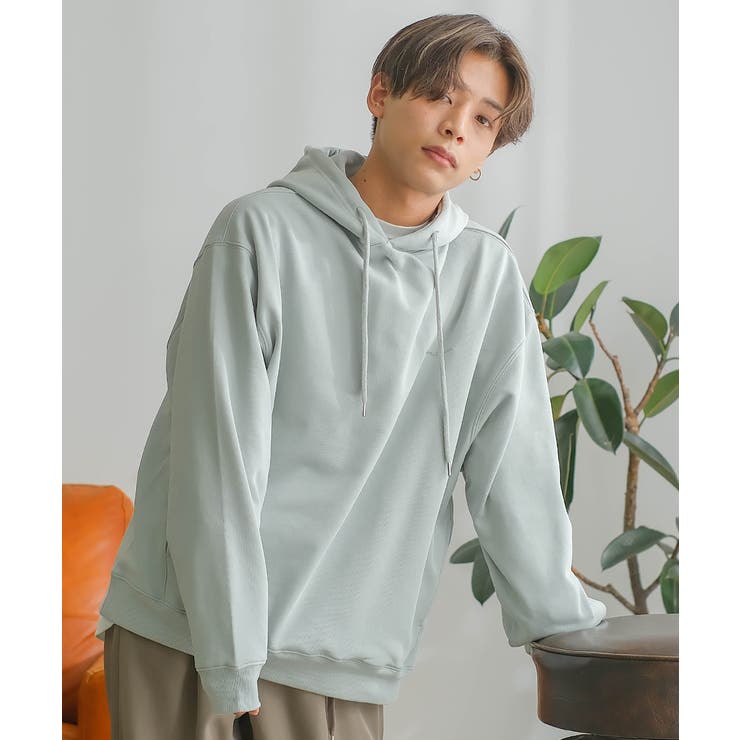 ブルーグレー | パーカー ユニセックス SIDEWAY | improves