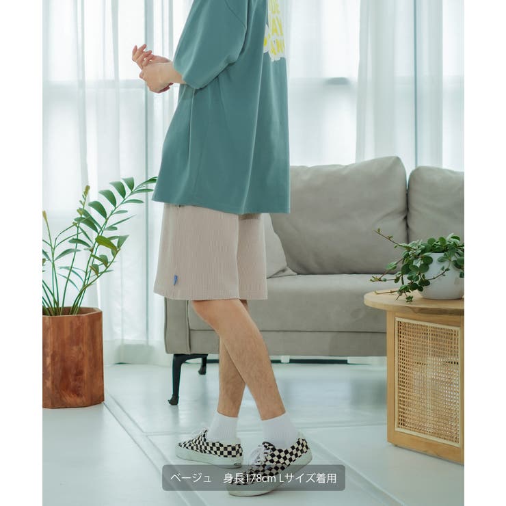 ロンT ショートパンツ セットアップ ルーズ ユニセックス ルーズフィットシャツショートパンツセットアップ