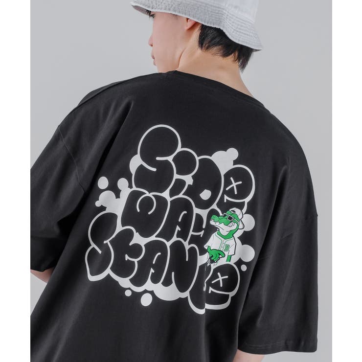 オリジナルグラフィック プリント 半袖Tシャツ[品番：IP000005690