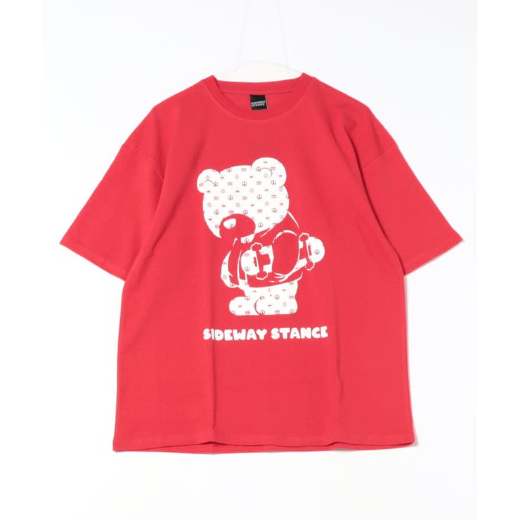 レッド | 半袖Tシャツ メンズ SIDEWAY | improves