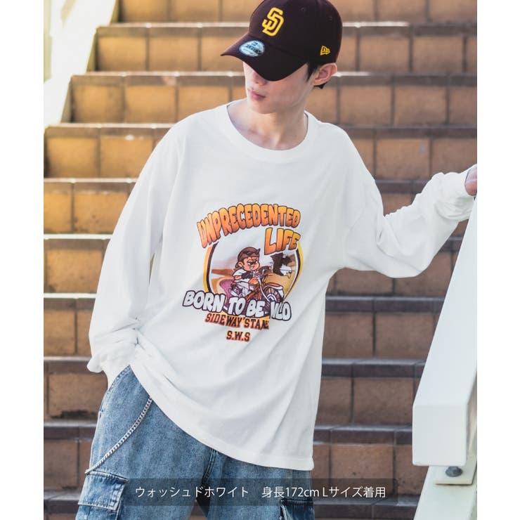 長袖Tシャツ メンズ SIDEWAY | improves | 詳細画像6 