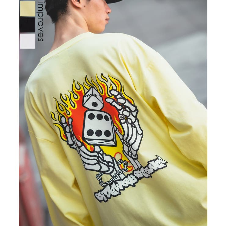 長袖Tシャツ メンズ SIDEWAY | improves | 詳細画像1 