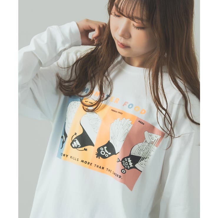ホワイト | 長袖Tシャツ メンズ SIDEWAY | improves