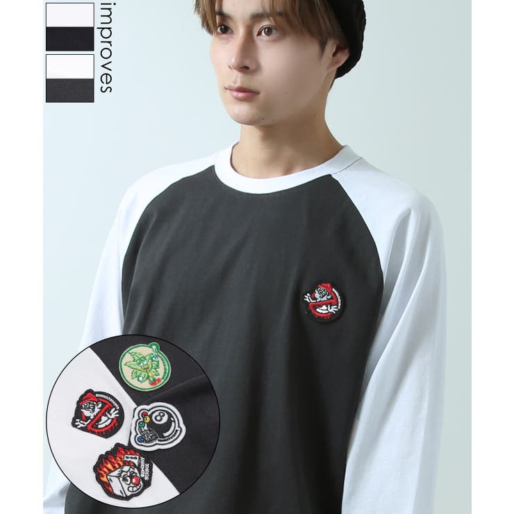 長袖Tシャツ メンズ SIDEWAY | improves | 詳細画像1 