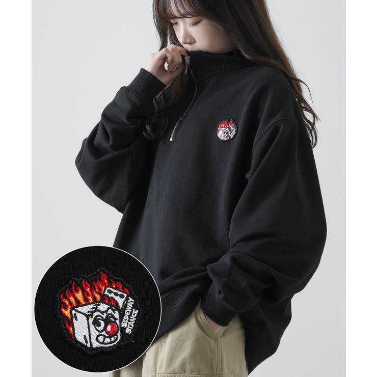 Ｃ-ブラック | トレーナー メンズ SIDEWAY | improves