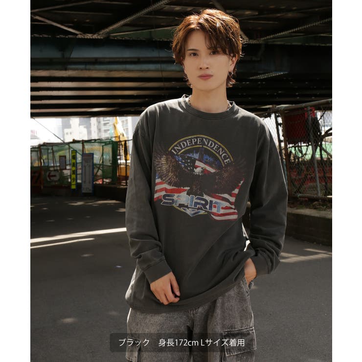 長袖Tシャツ メンズ SIDEWAY | improves | 詳細画像2 