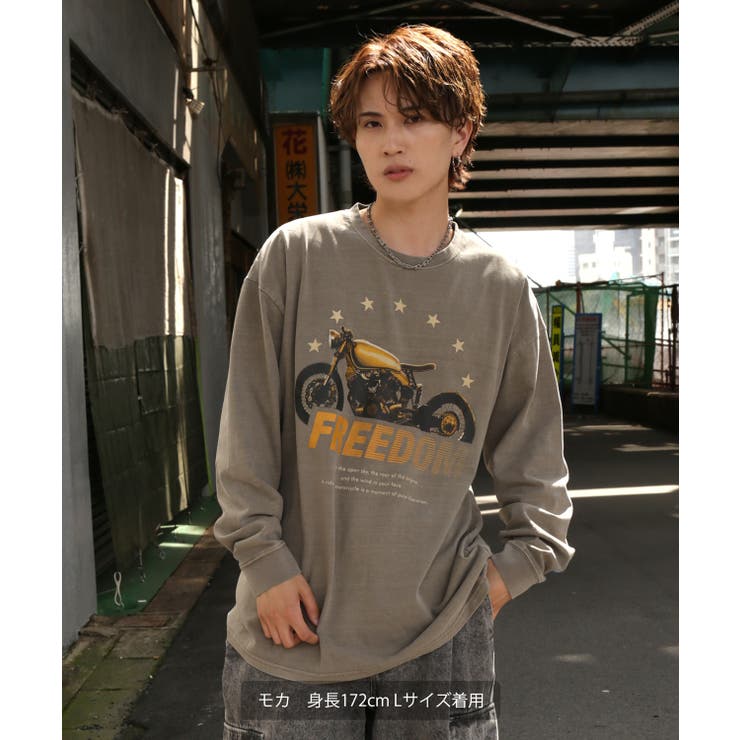 長袖Tシャツ メンズ SIDEWAY | improves | 詳細画像2 