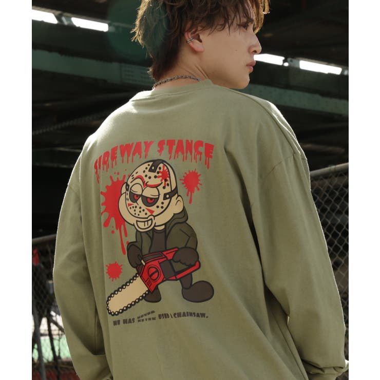 カーキ | 長袖Tシャツ メンズ SIDEWAY | improves