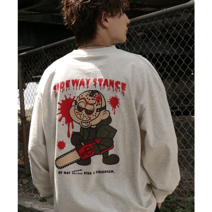 オートミール | 長袖Tシャツ メンズ SIDEWAY | improves