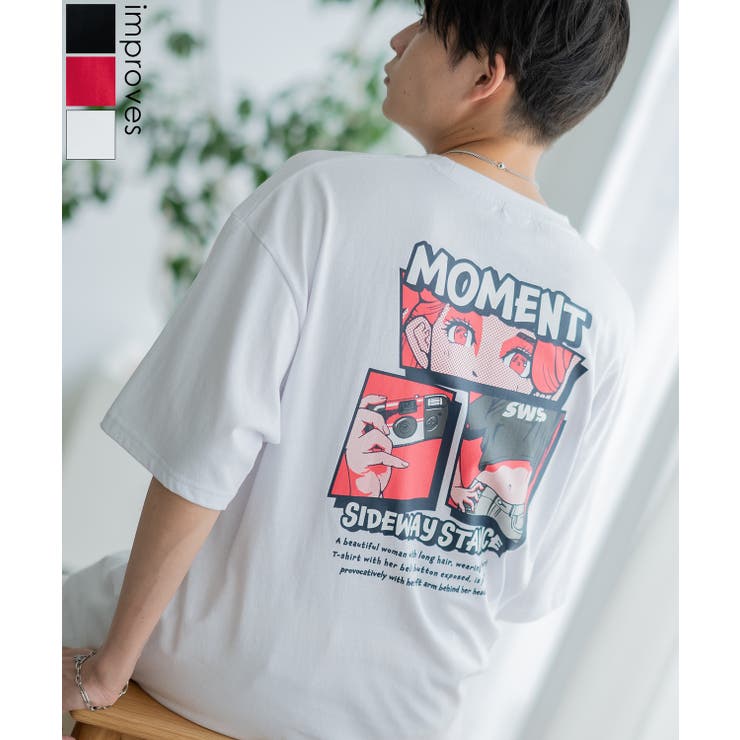 半袖Tシャツ メンズ SIDEWAY | improves | 詳細画像1 
