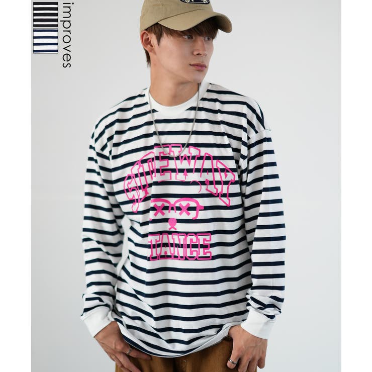 長袖Tシャツ メンズ SIDEWAY | improves | 詳細画像1 
