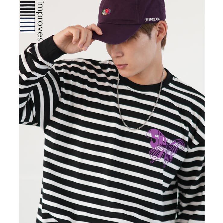 長袖Tシャツ メンズ SIDEWAY | improves | 詳細画像1 