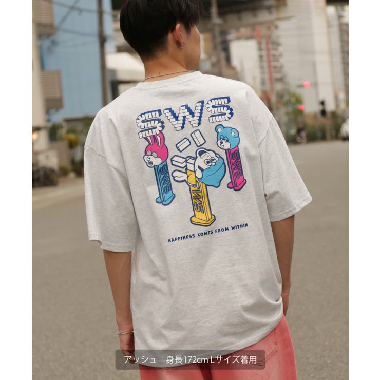 半袖Tシャツ メンズ SIDEWAY[品番：IP000006528]｜improves