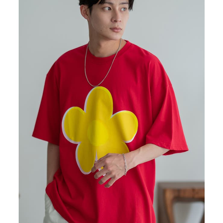 レッド | 半袖Tシャツ メンズ SIDEWAY | improves