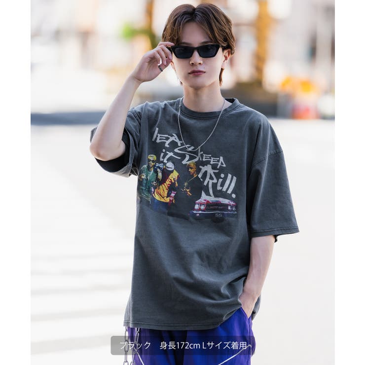 半袖Tシャツ メンズ SIDEWAY[品番：IP000006539]｜improves